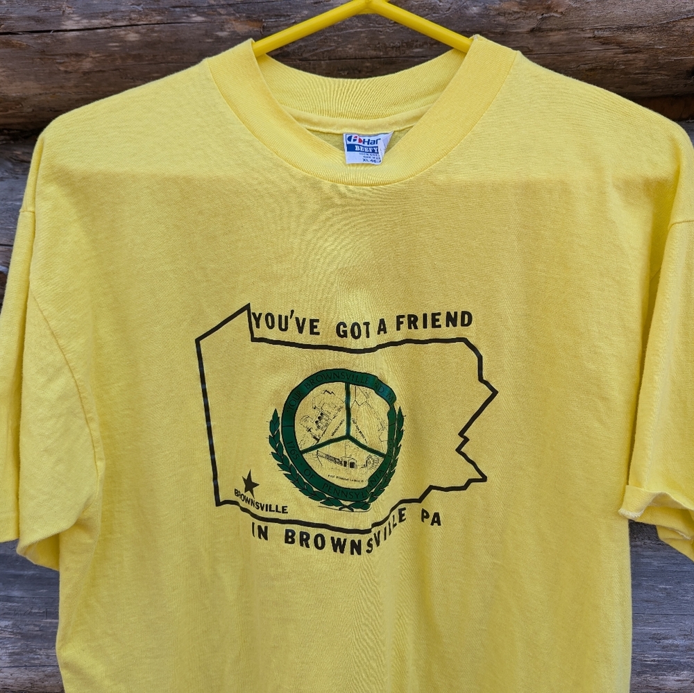 Brownsville PA! You've got a friend! New Old stock vintage '90s t-shirt L-XL?